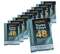 10 confezioni Alcotec 48 Pure Turbo Super lievito, con 20% alcol