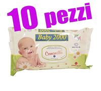 10 CONFEZIONI da 72 SALVIETTE BABY 2000 POP UP(720SALVIETTE) per NEONATI IMBEVUTE AL PROFUMO DI CAMOMILLA SENZA ALCOOL - DETERGENTI per BAMBINI MADE IN ITALY