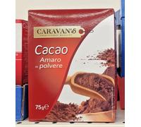 10 Confezioni da 75g di Cacao in Polvere Amaro o Zuccherato