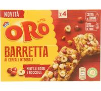 10 confezioni di barretta oro saiwa ai cereali integrali con mirtilli e nocciole