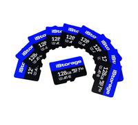 10 CONFEZIONI iStorage microSD Card 128GB | Cripta i dati archiviati sulle schede microSD iStorage utilizzando l'unità flash USB datAshur SD | Compatibile solo con unità SD datAshur.