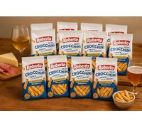 10 Confezioni Mini Crocchini Salati 150g - Grissini con Granelli di Sale, Snack Croccante per Aperitivo, Ideali con Salumi e Formaggi, Totale 1,5 kg