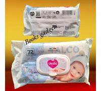 10 Confezioni (Tot.720 Salviette) Dealo Salviettine Igienizzanti Profumate Talco
