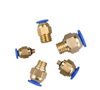 10 connettori ad aria rapida PC con filettatura maschio metrica per tubo d'aria M5 M6 M8 M10 M12 M14 M16 M20 PIUHRKLEVD (PC6-M10x1.5)