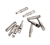 10 connettori girevoli da pesca solidi con rotazione ottimizzata per una migliore azione dell'esca e l'efficienza della gestione della lenza (3.5# senza loop)