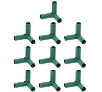 10 connettori in PVC da 16 mm per Montaggio a Serra, per mobili, connettore per Serra, Struttura in plastica, PVC a 3/4/5 Vie, 10 Pezzi
