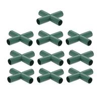 10 connettori in PVC da 16 mm per Montaggio a Serra, per mobili, connettore per Serra, Struttura in plastica, PVC a 3/4/5 Vie, 10 Pezzi