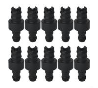 10 connettori per tubo del latte per sistema del latte NIVONA, parti e accessori in ABS nero, altezza 2,18 cm