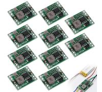 10 convertitori MP1584EN DC-DC 3A Step Down Buck regolabili da 4,5-28 V a 0,8-20 V, mini regolatore di tensione da 24 V a 12 V 9 V 5 V 3 V, regolatore di tensione per alimentatore fai da te, piccolo