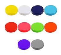 10 coperchi colorati per bottiglie termiche in plastica, rotondi, normali coperchi da 70 mm con apertura normale, coperchi fermentazione per barattoli di conservazione, durevoli e resistenti alla