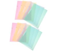 10 Copertine Cartelle con Clip a Molla: Organizer Portadocumenti in Plastica