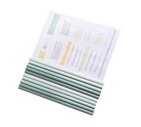 10 copertine per curriculum raccoglitore, cartelle trasparenti per documenti con asta scorrevole, barra di timone, carta per libri