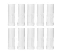 10 Coperture per Portacandele in Metallo, Portalampada per Candelabri E14 con Base in Metallo, Coperture per Lampadari a Tubo per Lampadari Domestici a Lume di Candela, Illuminazione Fai da Te