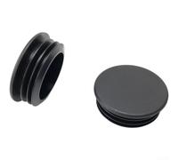 10 coperture terminali in plastica nera per tubi di diametro 60 mm, protezione antipolvere per mobili, scaffalature e uso interno