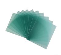 10 coperture trasparenti per lenti saldanti per caschi, 4 misure per una vestibilità personalizzata (115 x 95 mm)