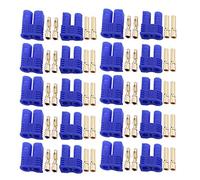 10 Coppie di connettori per connettori Batteria EC2, 2mm Spina a Banana connettore Maschio Femmina Proiettile RC ESC Batteria LIPO Motore Elettrico Aereo Quadcopter Parti Fai da Te