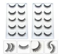 10 coppie realistiche false ciglia ragazza ragazza bellezza ciglia trucco falso