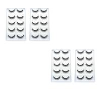 10 coppie realistiche false ciglia ragazza ragazza bellezza ciglia trucco falso