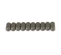10 Copri bacchette professionali Cappucci per testine per bacchette Set Coperchi terminali per bacchette Texture in silicone per batteristi Elastomero silenzioso Consigli
