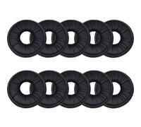 10 copriauricolari in similpelle diametro 4 cm