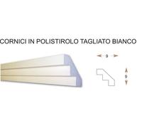 10 CORNICI IN POLISTIROLO 90 x 90 x 1000 MM DECORAZIONE ABBELLIMENTO INTERNO