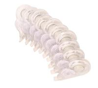 10 correttori a nastro, 8 m x 5 mm, bianco, ad asciugatura rapida, correttivo, totale 80 m, per scrivere diari, annotare correzione continua