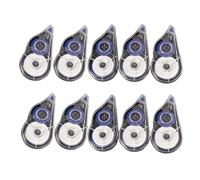 10 correttori a nastro bianco per un totale di 80 m, per scuola e ufficio, rullo da 8 m x 5 mm, per quaderni, materiale scolastico