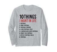 10 cose che voglio nella mia vita Calcio Più calcio Maglia a Manica