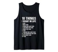 10 Cose Che Voglio nella Vita a Maglia Canotta