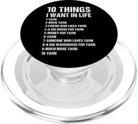 10 cose che voglio nella vita a maglia PopSockets PopGrip per MagSafe