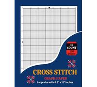10 Count Graph Paper: Large Easy-to-Read Grid Notebook for Design, Planning & Practice | 100 Pages | 8.5” × 11”