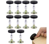 10 Counts Adjustable Threaded Headboard Stoppers Fixer, Quick Installation Headboard Stabilizer Brackets, Anti-Rattle testiera Tool (as shown,Adjustable 47-64mm)