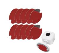 10 cuscinetti adesivi da parete compatibili con Blink Outdoor 4/Outdoor 2K+, Blink Mini/Mini 2K + supporto base per fotocamera, supporto per fotocamera senza foratura, forte supporto adesivo