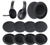10 cuscinetti auricolari in schiuma 55 mm di ricambio per auricolari Sony Sennheiser Philips Panasonic RP-HT21 AKG