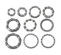10 cuscinetti per forcella del movimento centrale, adatti per mozzo ruota anteriore, mozzo ruota posteriore, ricambio per mountain bike e bici da corsa (4)