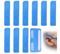 10 cuscinetti per orecchie, tubo per l'ossigeno, cuscinetti per l'ossigeno, per il viso, per la terapia respiratoria, accessori