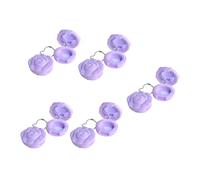 10 custodie per rossetti a specchio con rosa, pratici contenitori per balsamo per labbra, piccole bottiglie per cosmetici per creme e sieri, A