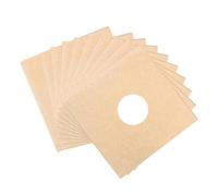 10 custodie protettive per dischi in vinile, 30,5 cm, con foro, per gli amanti dei collezionisti in vinile LP (marrone)