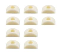 10 dadi a mezza luna, mini dadi di collegamento per mobili, rondelle distanziali a mezza luna, per guardaroba, telaio del letto, sedia (M6 nylon)