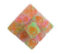 10 Dadi A Sei Facce Angolo Tondo Gioco Ruolo Strumento Didattico Per Conteggio Della Matematica Per Gioco Da Tavolo KTV Party Set A Sei Facce Angolo Rotondo