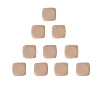 10 dadi in legno per pittura e personalizzazione, ideali per lo sviluppo di giochi (60 mm)