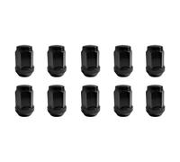 10 Dadi ruota conico 60° M12x1,5 35mm nero per Volvo C30 C30 Electric C70 II Cab