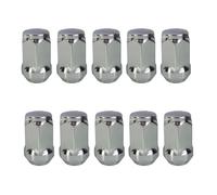 10 Dadi ruota conico chiuso 60° M14x1,5 35mm cromato per Jaguar E-Pace X540 E-Pa