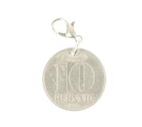 10 DDR Penny pendente Ciondolo pendente Miniblings Moneta Denaro Muro Nuovo