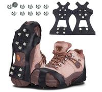 10 Denti Ramponi per Scarponi, Leggero Ice Tacchetti, Outdoor Ramponcini da Neve, Leggero Ice Tacchetti per Scarpe da Trekking, per Winter Outdoor Camping, Size: XL
