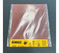 10 DEWALT DT3965 230mm x 280mm Bagnato E Asciutto Fogli Abrasivi Legno Metallo