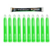 10 (Dieci) - 12 Ore 15.2cm Militare Chemlight (15cm) Verde Bastoncino Luminoso
