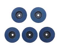 10 dischi a lamelle 40/60/80/100/120 grana disco abrasivo 76 x 10 mm mola disco abrasivo per tutte le smerigliatrici angolari standard da 76 mm