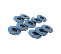 10 dischi abrasivi da 2 pollici, grana 40, 60, 80 e 120, carta abrasiva da 50 mm, mola abrasiva.(60)