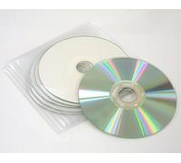 10 dischi CD-R bianchi professionali stampabili a getto d'inchiostro Ritek, con capacità di registrazione di 740 minuti, memoria di archiviazione 640 MB, velocità di scrittura 52x, in custodie di